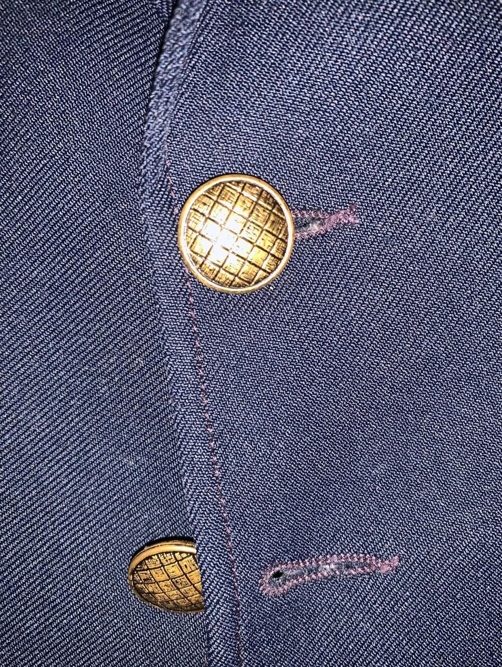 Vintage Classic Navy Kids Blazer Jacket - Picture 4 of 5